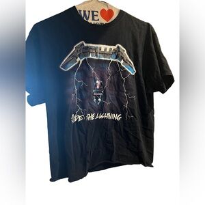 Metallica Ride the Lightning Black Tee